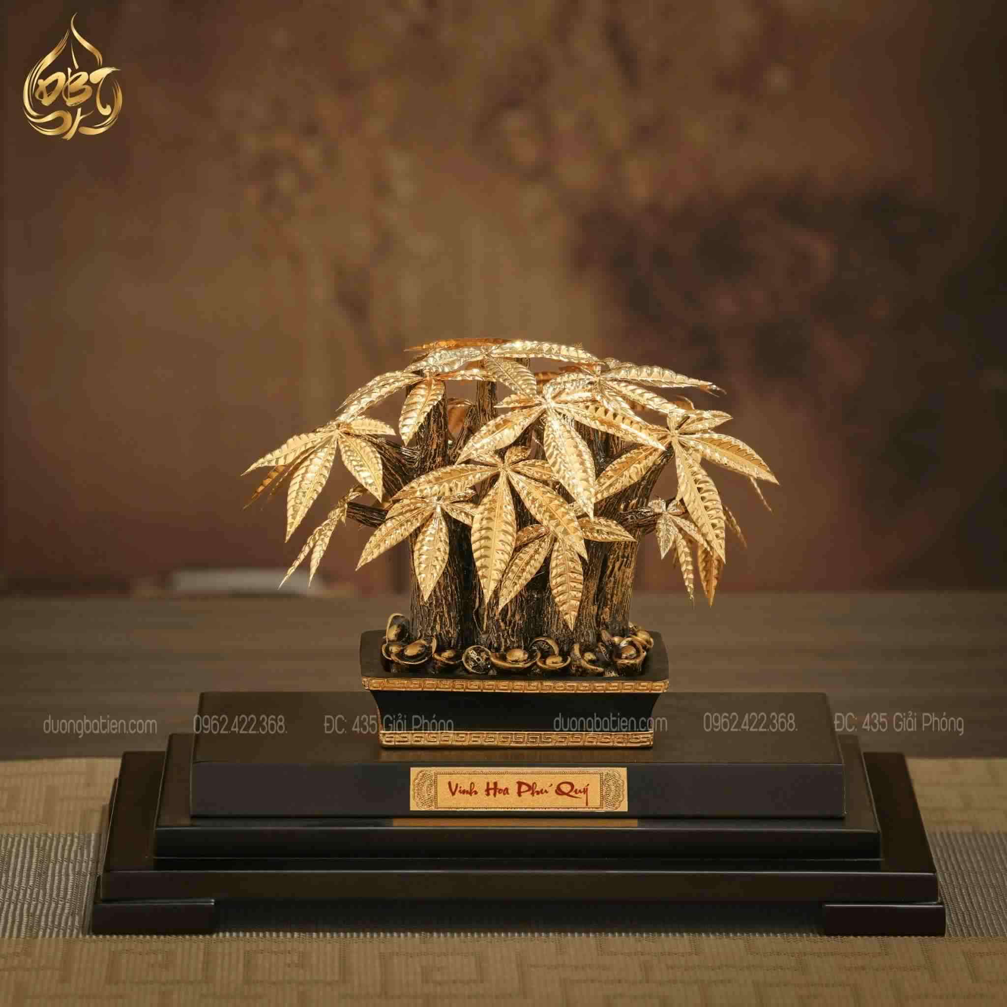 Kim Ngân Mạ Vàng 24K KN5 - Quà Tặng Sếp, Đối Tác Cao Cấp