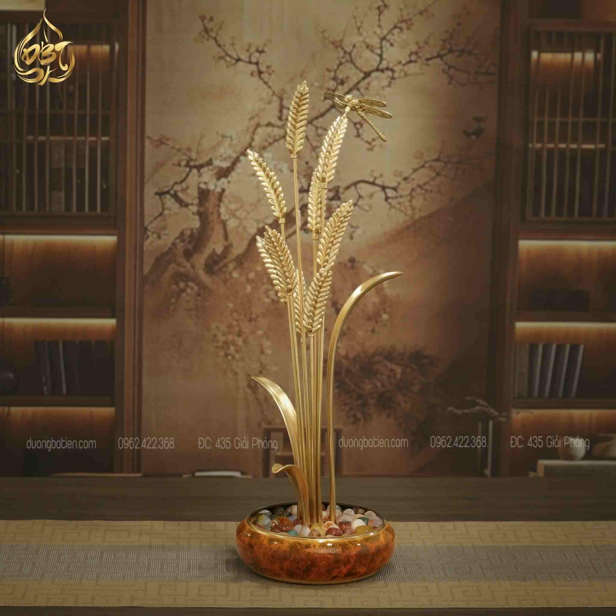 Cây lúa 9 bông bằng đồng - Quà tặng Ý Nghĩa