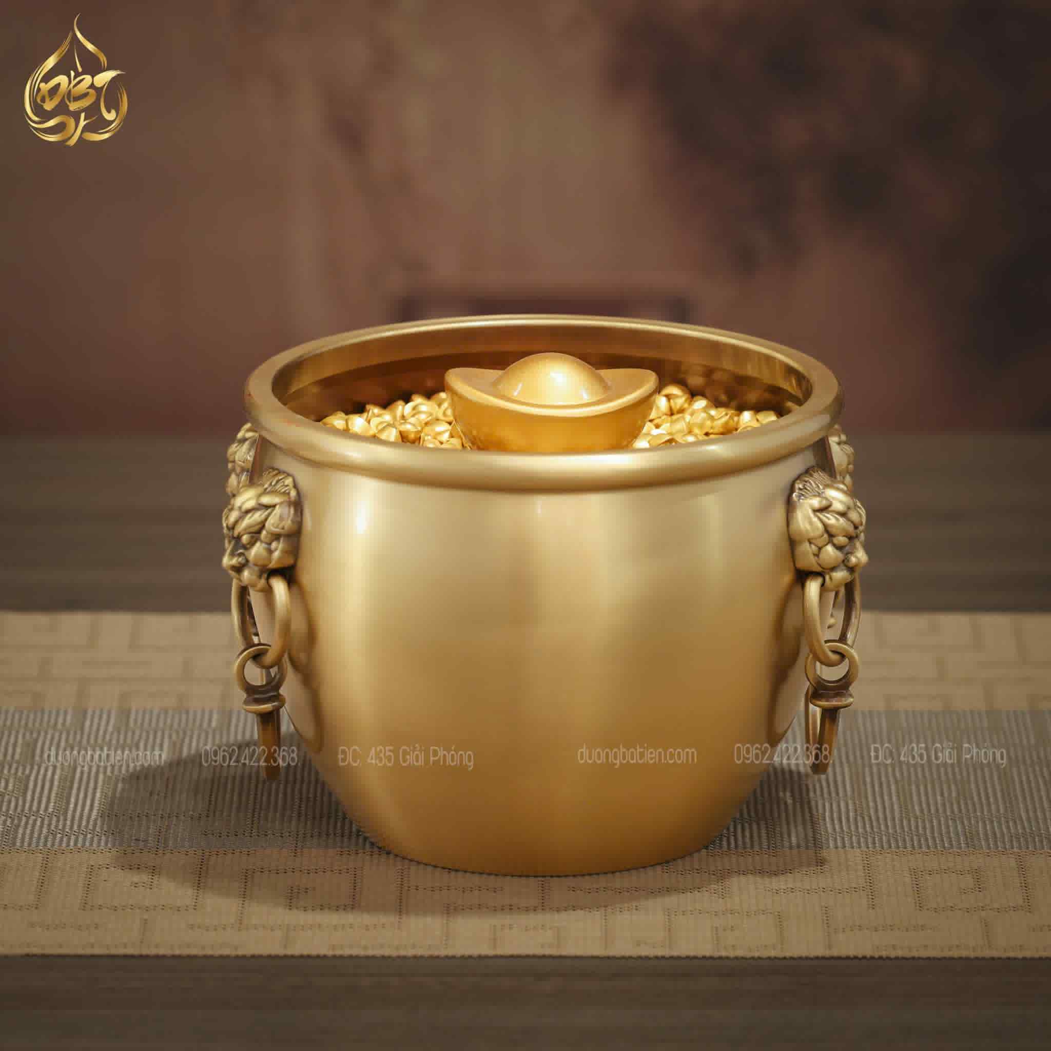 Hũ vàng tài lộc - Quà tặng May Mắn